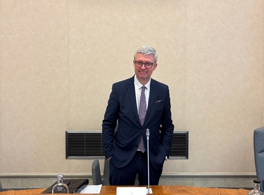 1. místopředseda vlády Karel Havlíček před jednáním Rady pro výzkum, vývoj a inovace, 29. května 2026.