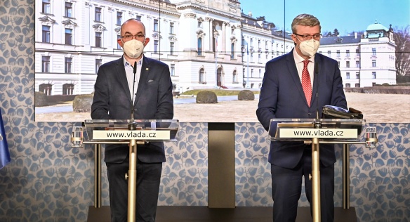 Press conference after the government meeting, 18 March 2021.