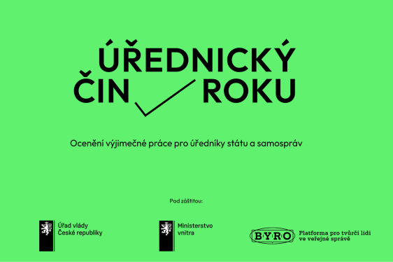 Otevírají se nominace na ocenění Úřednický čin roku 2025