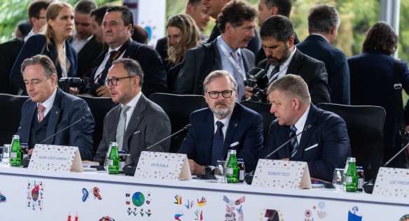 Prime Minister Fiala at the EPC plenary meeting in Tirana, Albania, 16 May 2025.
