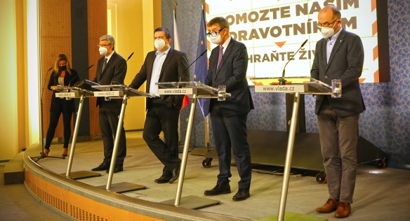 Press conference after the government meeting, 26 February 2021.