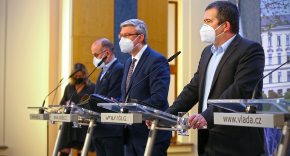 Press conference after the government meeting, 22 March 2021.
