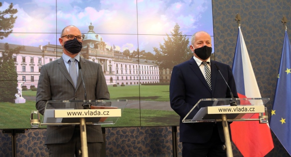Press conference after the extraordinary government meeting on coronavirus, 8 October 2020.