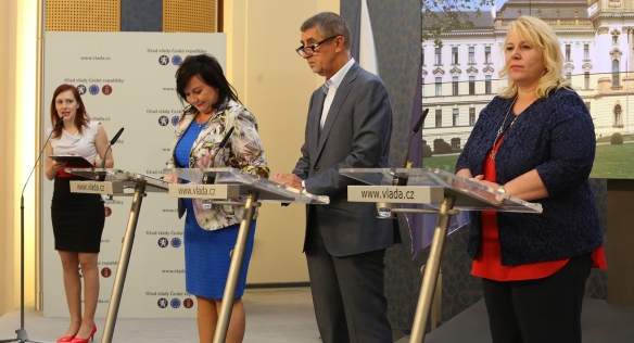Tisková konference po jednání vlády, 30. dubna 2018.