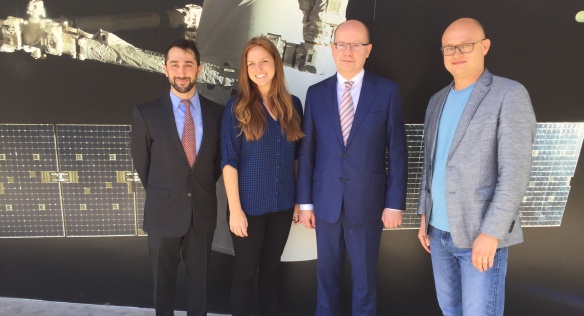 Prime Minister Bohuslav Sobotka visited the company SpaceX, April 4, 2016.