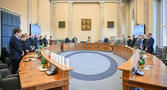 Rada pro výzkum, vývoj a inovace se opět sešla ve Strakově akademii, 24. února 2023.