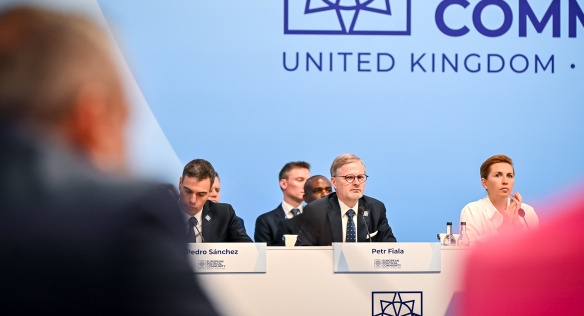 Prime Minister Petr Fiala attended the plenary meeting of the European Political Community at Blenheim Palace in Woodstock, UK, on 18 July 2024.