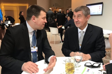 Premier Andrej Babiš held talks with Estonian Prime Minister Mr Jüri Ratas, 25 January 2018.