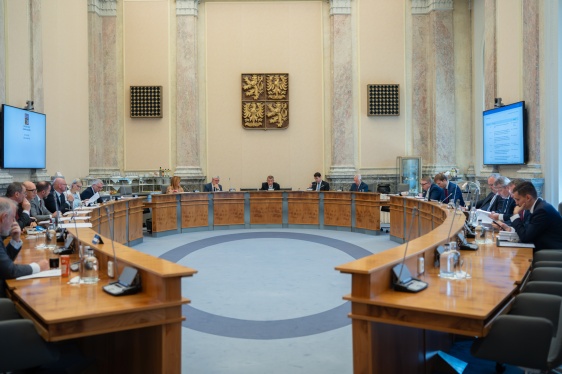 Vláda na zasedání ve Strakově akademii představila strategické digitalizační projekty, 25. května 2026.