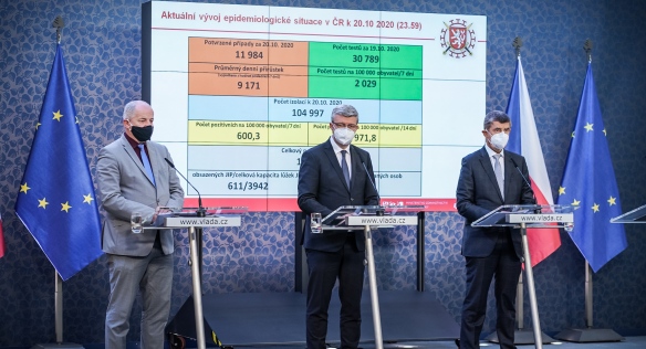 Press conference after the extraordinary government meeting, 21 October 2020.