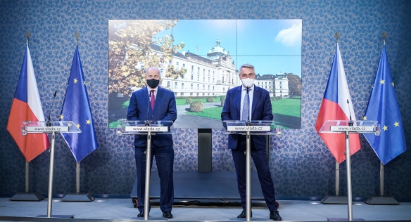 Press conference after the extraordinary government meeting, 22 October 2020.
