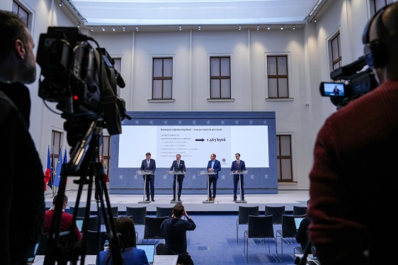 Ve Strakově akademii proběhla tisková konference k dostupnému nájemnímu bydlení, 6. února 2025.