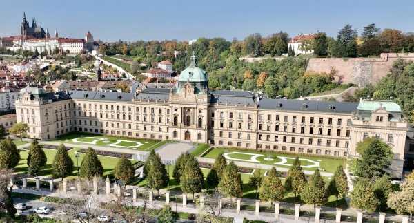 Strakova Academy, seat of the Czech government.