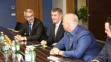 Předseda vlády Andrej Babiš uvedl Lubomíra Metnara do funkce ministra vnitra, 13. prosince 2017.