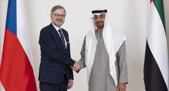 The Prime Minister met with the President of the United Arab Emirates Sheikh Muhammad bin Zayed Al Nahyan in Abu Dhabi, 23 February 2023.